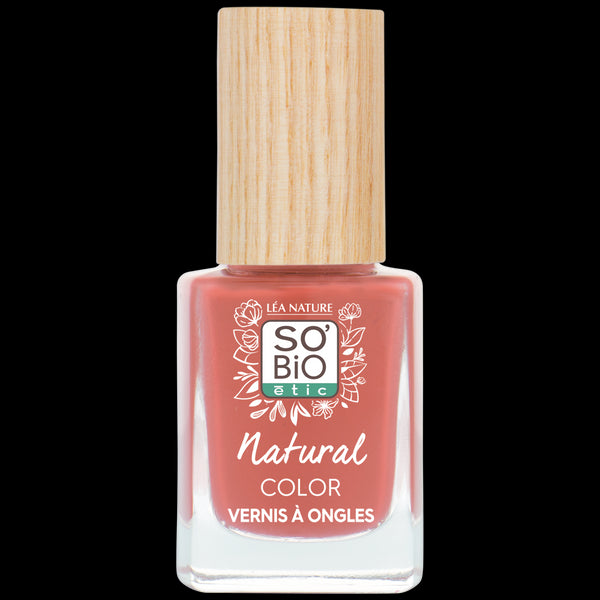 SO’BiO étic Lak na nehty - 65 růžová nude (11 ml)