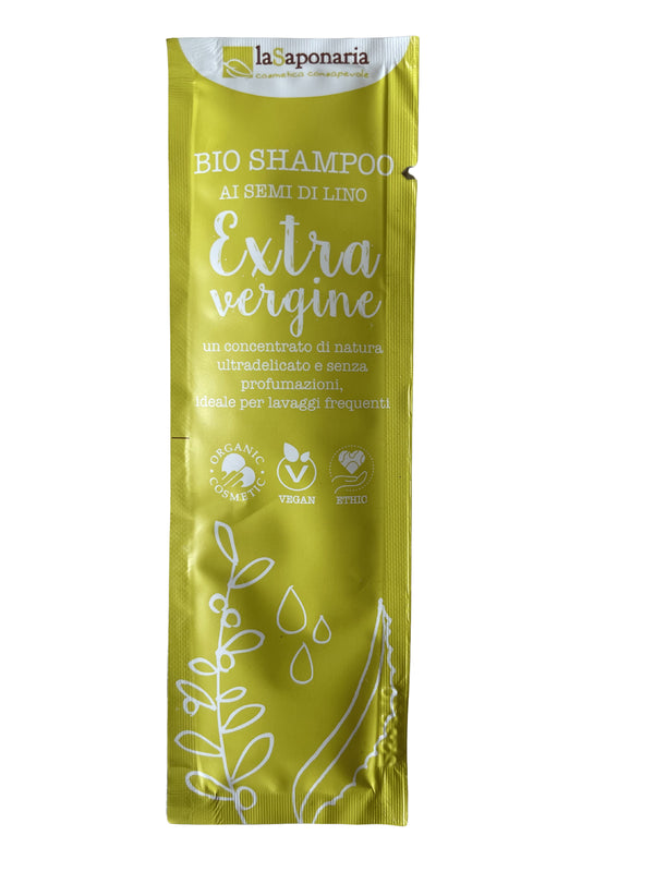 laSaponaria Šampon s extra panenským olivovým olejem BIO - vzorek (8 ml)