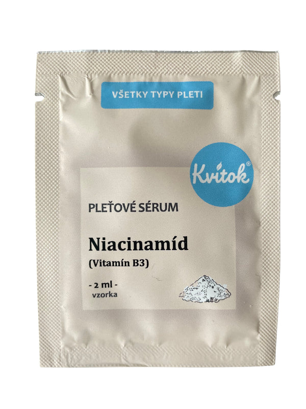 Kvitok Pleťové sérum - Niacinamid (vitamin B3) - vzorek (2 ml)