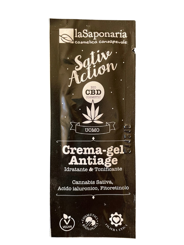 laSaponaria Pleťové sérum s konopným extraktem pro pány BIO - vzorek (3 ml)