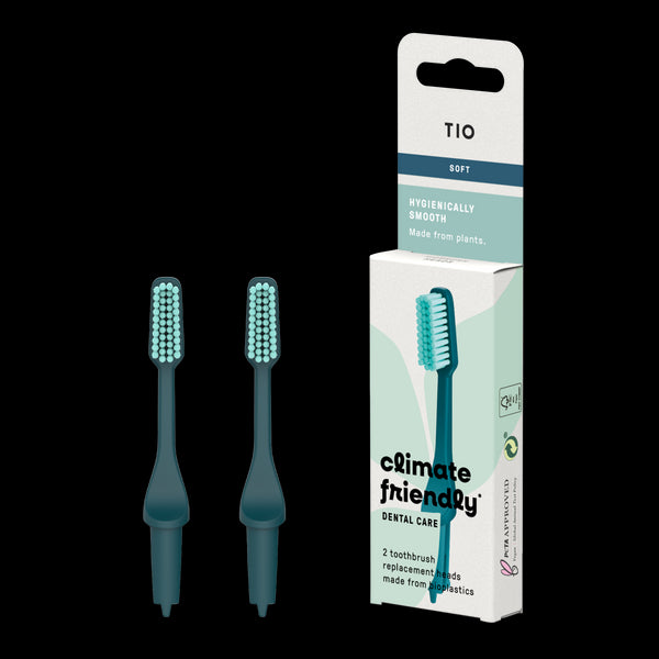 TIO TIOBRUSH Náhradní hlavice k zubnímu kartáčku (soft) - Living Ocean - 2 ks