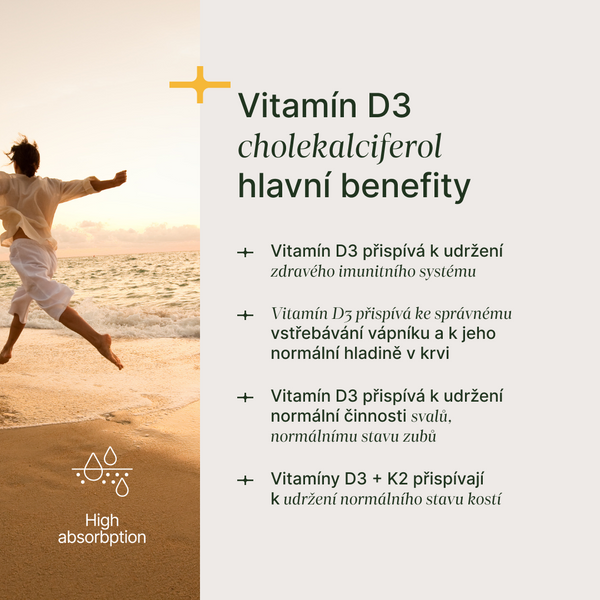 Trime Vitamin D3 - cholekalciferol 2000 IU (90 kapslí)