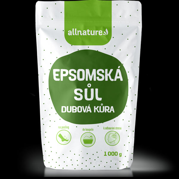Allnature Epsomská sůl Dubová kůra (1 kg)