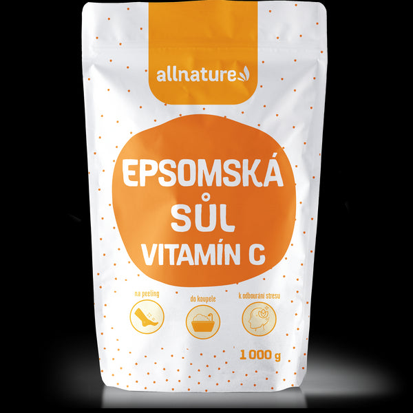 Allnature Epsomská sůl Vitamín C (1 kg)