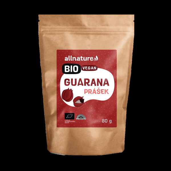 Allnature Guarana prášek BIO (80 g)