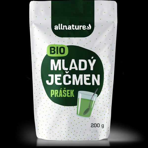 Allnature Mladý ječmen prášek BIO