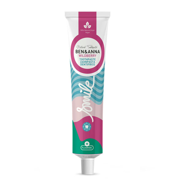 Ben & Anna Zubní pasta s fluoridem (75 ml) - Wild Berry