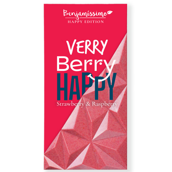 Benjamíssimo Čokoláda Very Berry s jahodou a malinou BIO (60 g)
