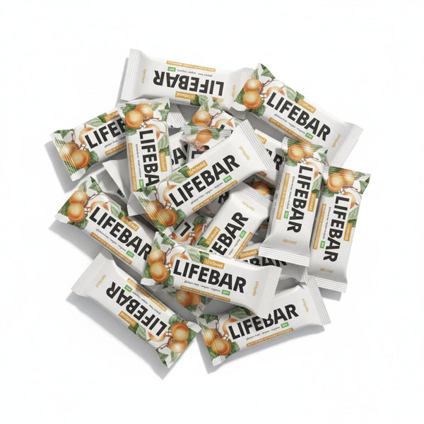 Lifefood Zvýhodněná sada 13 + 2 tyčinky zdarma - Lifebar meruňková RAW BIO (15 x 40 g)