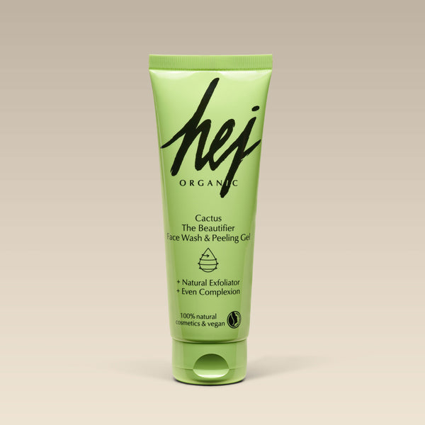 Hej Organic Čisticí pleťový gel a peeling 2v1 s kaktusem (125 ml)