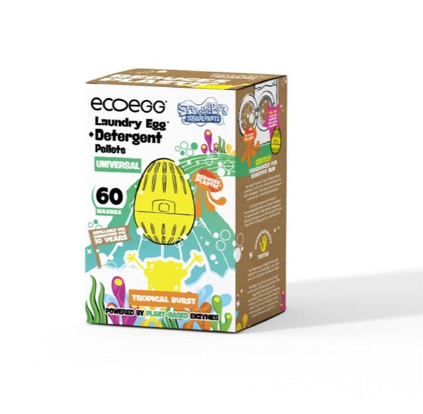 Ecoegg Prací vajíčko SpongeBob s vůní Tropical Burst Universal - na 60 pracích cyklů