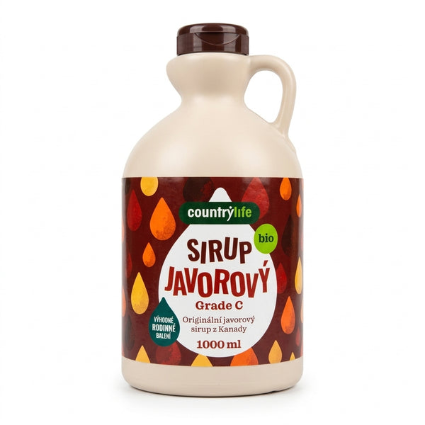 Country Life Sirup javorový Grade C BIO (1 l)