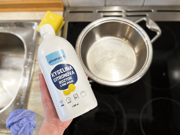 Allnature Kyselina citronová - roztok (1 l)