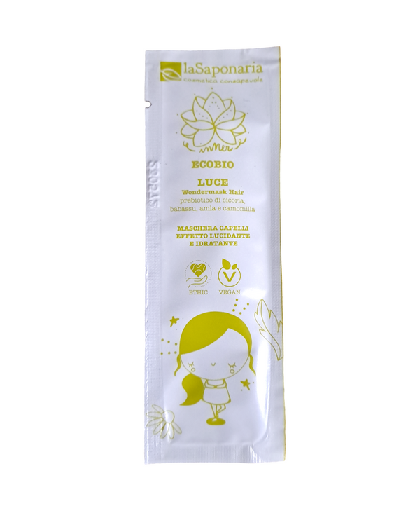 laSaponaria Maska na vlasy pro hydrataci a lesk - vzorek (5 ml)