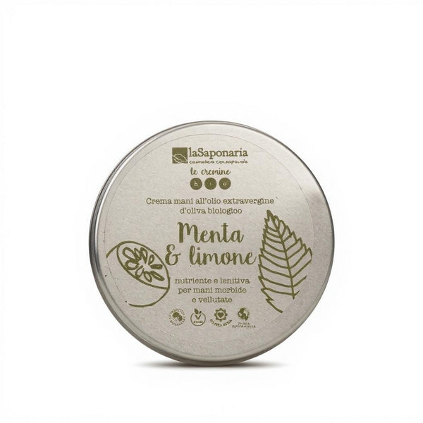 laSaponaria Krém na ruce s mátou a citrónem BIO (60 ml)