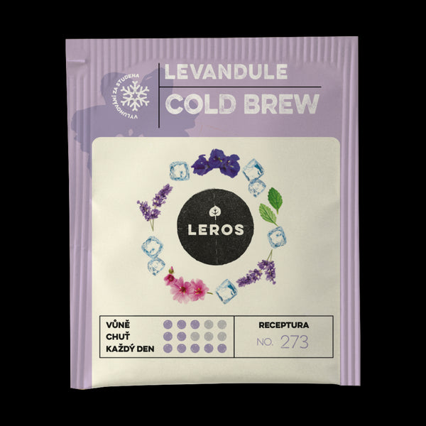 LEROS Bylinná směs Levandule Cold Brew - nálev. sáčky (20 x 1,2 g)