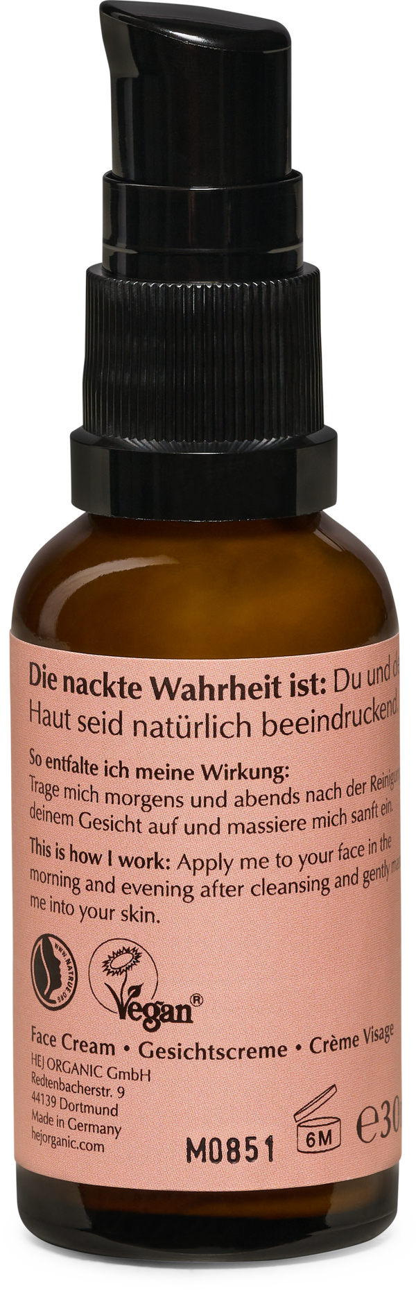 Hej Organic Naked Pleťový krém pro problematickou a mastnou pleť (30 ml)