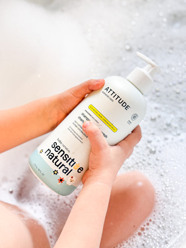 Attitude Dětský sprchový gel a šampon 2v1 s ovsem pro citlivou pokožku (473 ml)