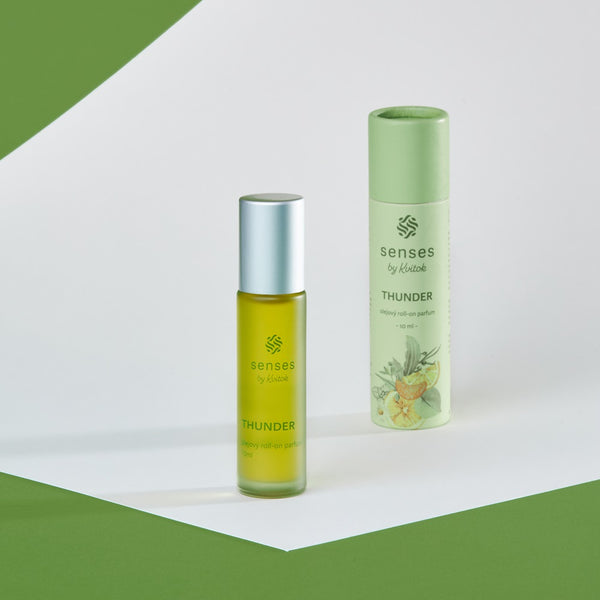 Kvitok Senses Roll-on olejový parfém Thunder (10 ml)