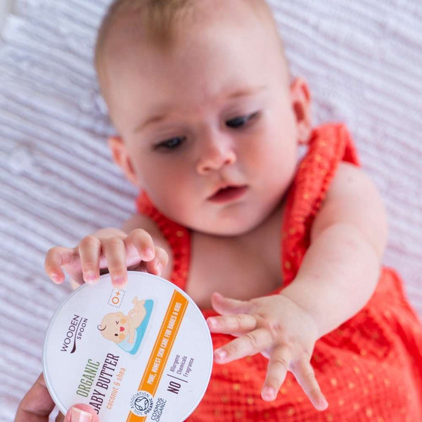 Wooden Spoon Dětské tělové máslo BIO