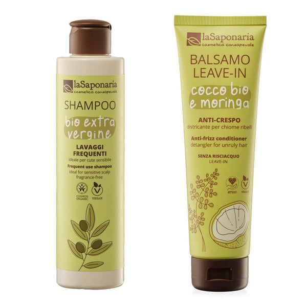 laSaponaria Šampon s extra panenským olivovým olejem BIO - vzorek (8 ml)