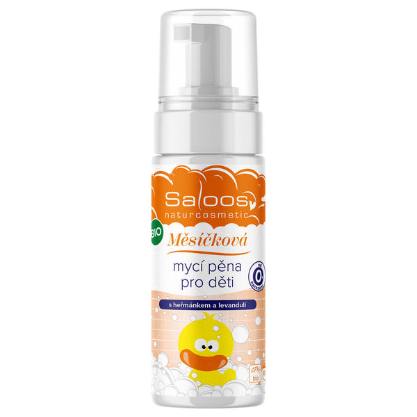 Saloos Měsíčková mycí pěna pro děti na tělo i vlasy BIO (150 ml)