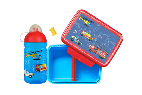 Zdravá lahev SET boxu a lahve 0,5 l - Záchranáři