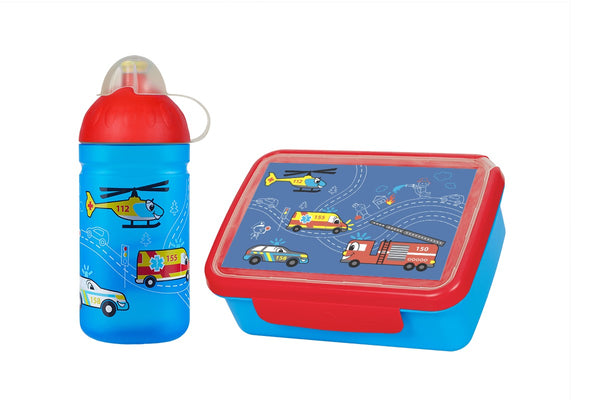 Zdravá lahev SET boxu a lahve 0,5 l - Záchranáři