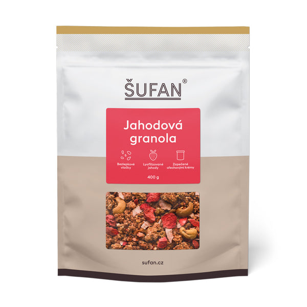 Šufan Granola jahodová (sáček 400 g)