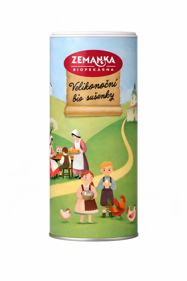 Zemanka Sušenky velikonoční v tubusu BIO (3 x 70 g)