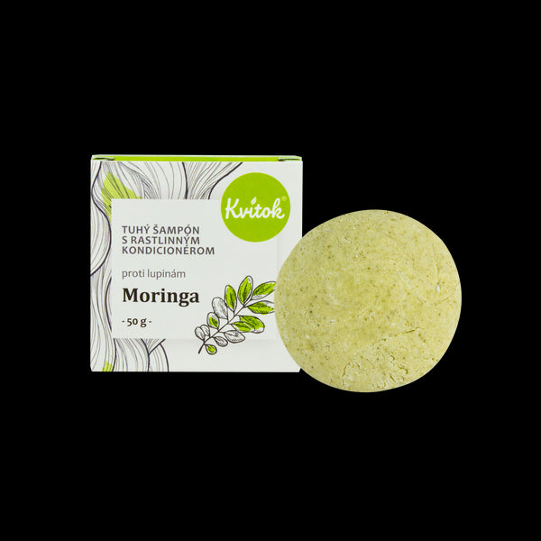 Kvitok Tuhý šampon s kondicionérem proti lupům Moringa