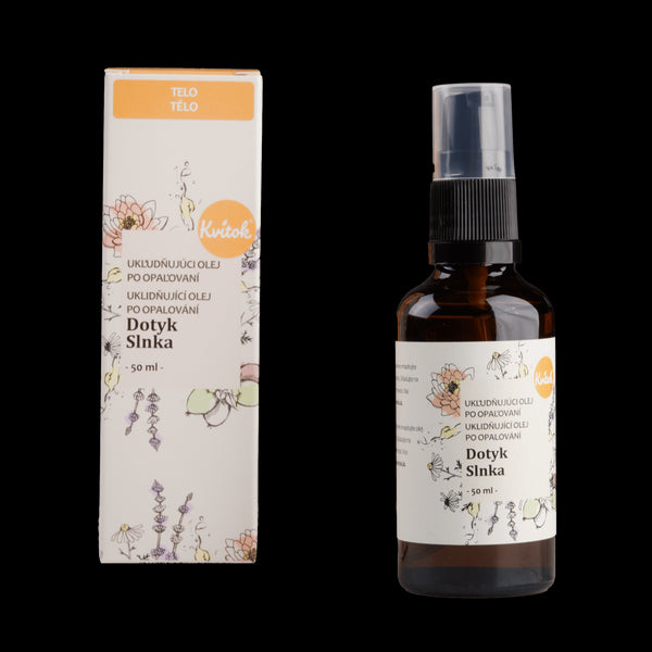 Kvitok Uklidňující olej po opalování Dotek slunce (50 ml)
