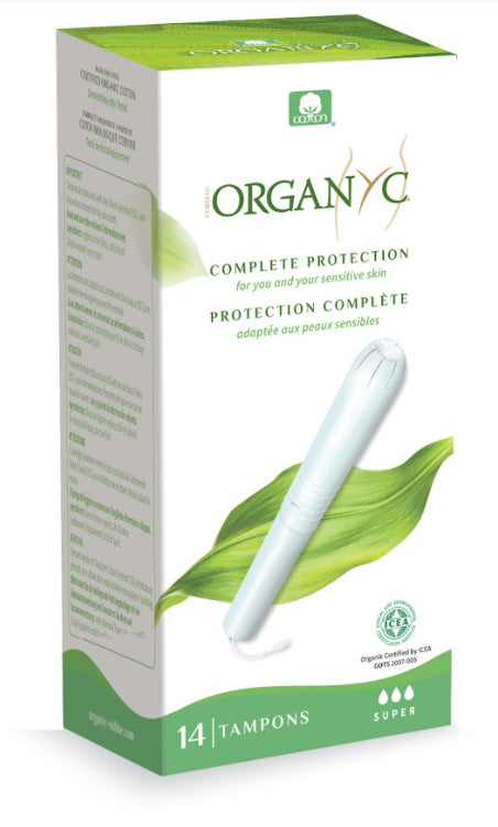 Organyc Tampony s aplikátorem Super (14 ks)