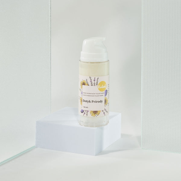 Kvitok Hydratační tělový krém Dotek přírody - lehký (100 ml)