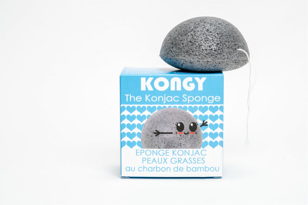 Kongy Konjaková houbička - bambusové uhlí