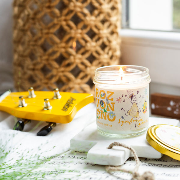 Rozvoněno Vonná svíčka - Symfonie pocitů (130 ml)