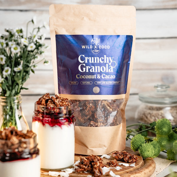Wild & Coco Crunchy Granola Coconut & Cacao (250 g)