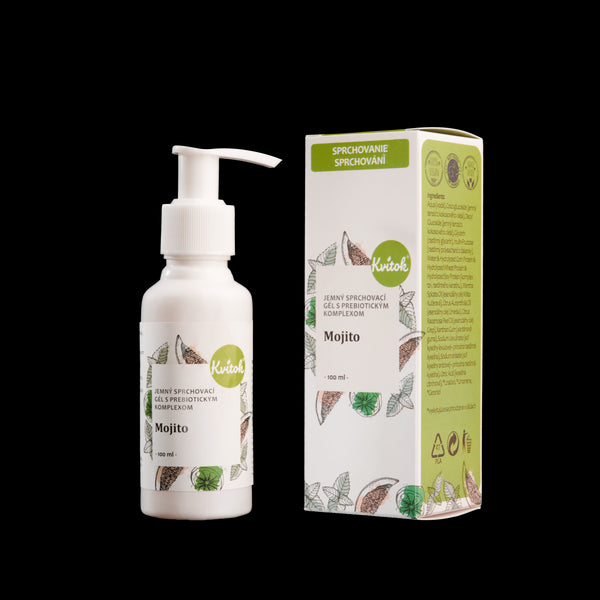 Kvitok Jemný sprchový gel s prebiotickým komplexem Mojito (100 ml)