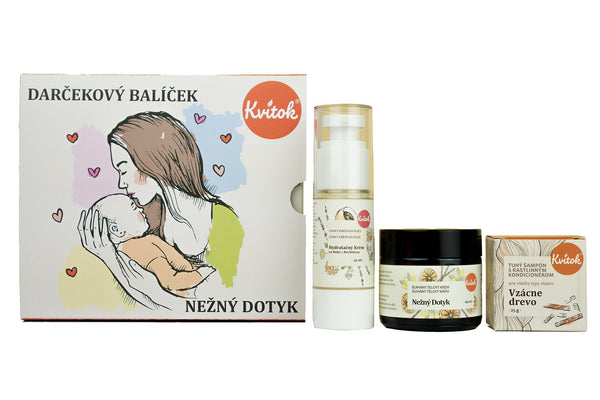 Kvitok Dárkový kosmetický balíček pro ženy Něžný dotek