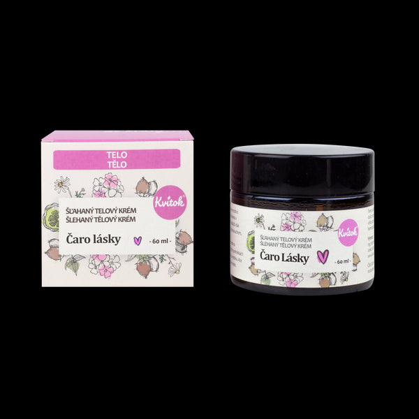 Kvitok Šlehaný tělový krém Kouzlo lásky (60 ml)