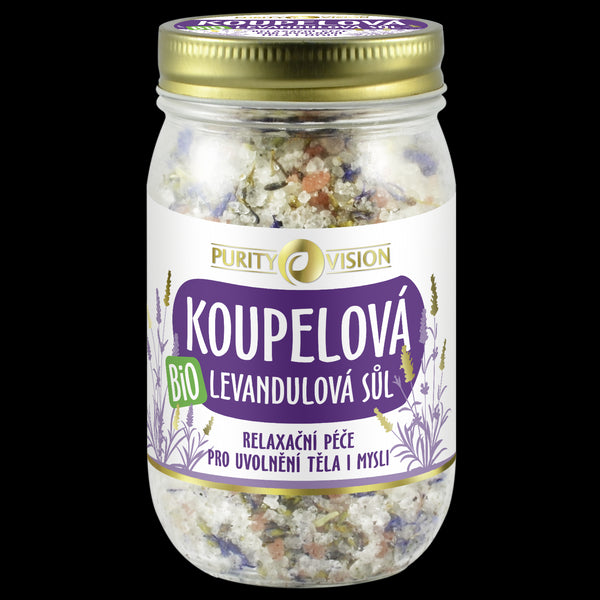 Purity Vision Levandulová koupelová sůl (400 g)