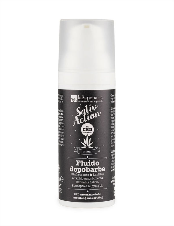 laSaponaria Pánský gel po holení s konopím BIO - vzorek (3 ml)