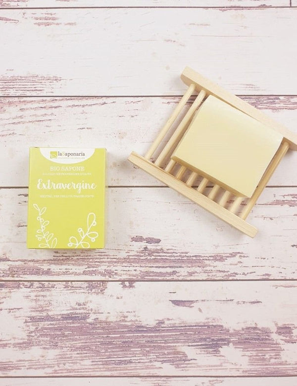 laSaponaria Tuhé olivové mýdlo BIO - Neutrální (100 g)