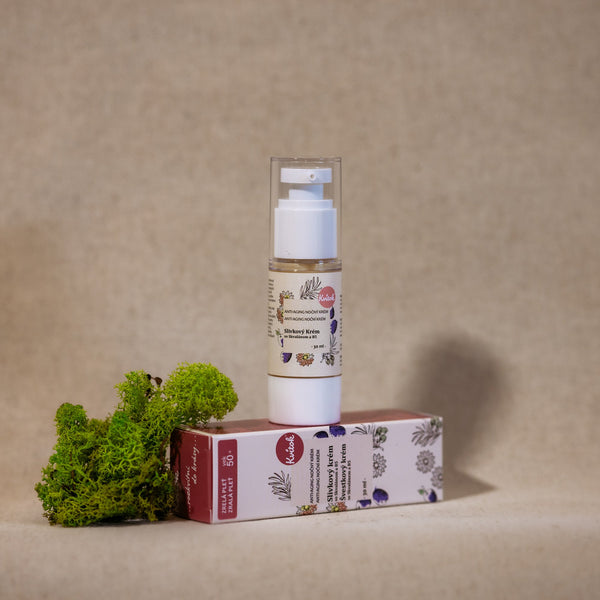 Kvitok Noční švestkový krém pro zralou pleť 50+ (30 ml)