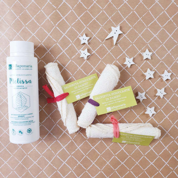 laSaponaria Čisticí pleťové mléko s meduňkou BIO (150 ml)