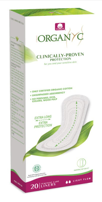 Organyc Slipové vložky Maxi (20 ks)