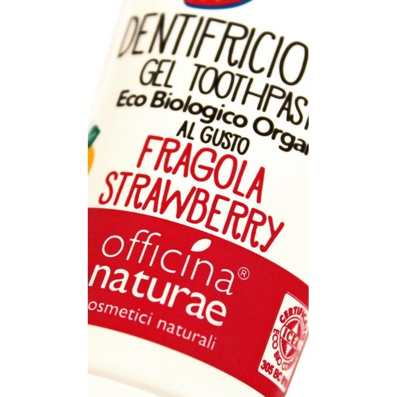 Officina Naturae Dětská zubní pasta - jahoda BIO (75 ml)