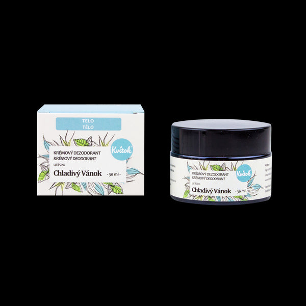 Kvitok Krémový deodorant Chladivý vánek (30 ml)