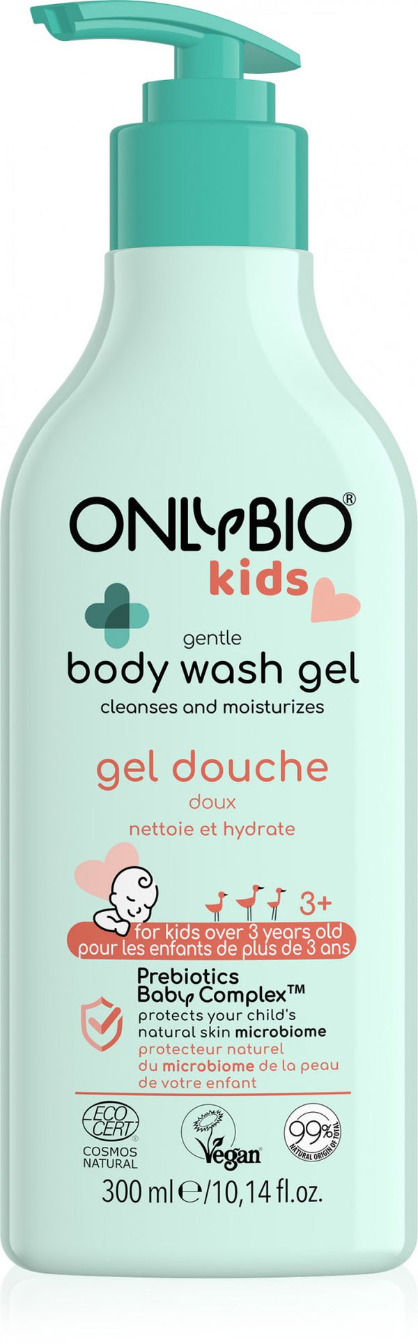 OnlyBio Jemný mycí gel pro děti od 3 let (300 ml)