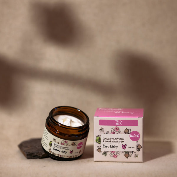 Kvitok Šlehaný tělový krém Kouzlo lásky (60 ml)
